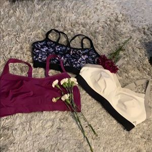 Bundle of 3 new w/o tag sport bras